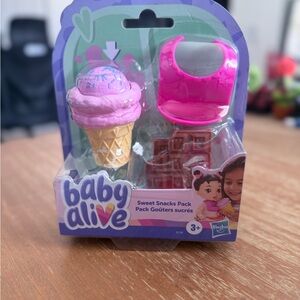 NWT Baby Alive Sweet Snacks Pack Toy Accessories